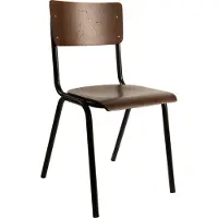 Dutchbone Stoel Scuola Brown