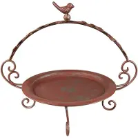 Clayre & Eef Planthouder Etagère 35x27x30 cm Rood Ijzer Rood