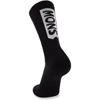 Mons Royale - Atlas Crew Sock - Merinosokken 45-47 - EU: 45-47, zwart
