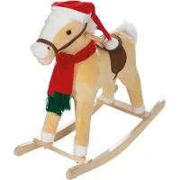 Roba Hobbelpaard Kerstmis Junior 73 X 31 X 63 Cm Hout/textiel