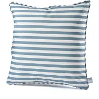 Extreme Lounging - b-cushion pattern pencil stripe - lounge- en sierkussen - binnen & buiten - uv- en waterbestendig - 50x50cm - sea blue