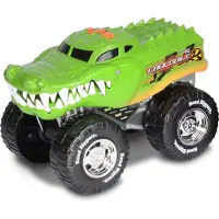Nikko - Road Rippers Wheelie Monsters - Gemotoriseerde Speelgoedauto - Monstertruck met Licht & Geluid - Krokodil