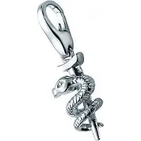 Giorgio Martello Bedel | charm | sterling zilver | esculaap | karabijn | hanger