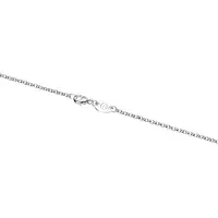 Giorgio Martello massief gerhodineerd sterling zilver 925/000, Ø 2,8mm. jasseron collier / ketting.