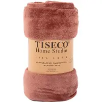 Tiseco Plaid Home Studio Cosy Russet-150 x 200 cm