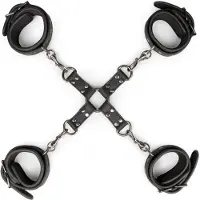 Easytoys Fetish Collection Easytoys Fetish - Hogtie With Hand and Anklecuffs - Zwart