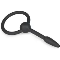 Sinner Gear Holle Siliconen Penisplug Met Ring