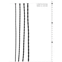 Huismerk Siliconen Dilator Set Zwart - Small