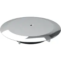 Geberit afwerkset - douchesifon - voor referentie 150.551.21.1 en referentie 150.583.21.1 - afvoeropening D - 90 - hoogglans chroom