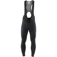 Craft Fietsbroek Men Ideal Pro Wind Bib Tights Pad Black-XXL