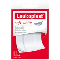 Leukoplast 6x Pleister Zacht Wit 10 stuks