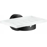 Smedbo Home Zeephouder - Zwart - Accessoires, Zeep accessoires, Zeephouders - 7391447091502