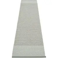 Pappelina Edit Vloerkleed Army / Saliegroen / Stone Metallic 70x300 Cm - Plastic vloerkleden Polyester Sage - ET1G730