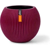 Capi Europe - Vaas bol Groove Colours - 10x9 - Paars - Opening Ø7 - Bloempot voor binnen - 5 jaar garantie - BGVP101