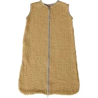 Quax Natural Muslin Tetra Slaapzak - 3/20md - 70cm - Saffran/beige