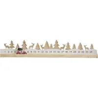 Ginger Ray - - Adventskalender Kerstsfeer met verplaatsbare auto - 10 x 64 cm