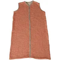 Quax Natural Muslin Tetra Slaapzak - 3/20md - 70cm - Abricot/ecru