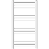 LuxeBath Badkamerradiator Sahara 500 X 800 Mm Wit Gebogen Met Zijaansluiting
