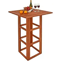 Casaria Statafel Acaciahout 75x75x110cm