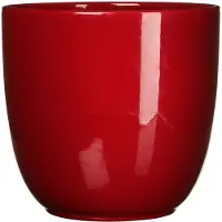 Mica Decorations Bloempot Tusca Rood D 17 H 16 Cm