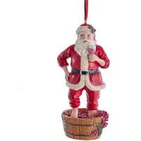 Kurt S. Adler Wine kunststof h12 cm Ornament kerstbal VIII