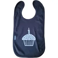 Funnies Verjaardag - slab - cupcake - geschenk - baby - peuter- knoeien