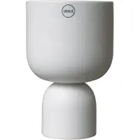 DBKD Post Pot Small - Bloempotten Keramiek White - 202062w