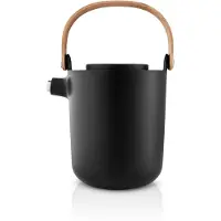 Eva Solo Nordic Kitchen Thermosfles Voor Thee 1 L Zwart - Thermosflessen Kunststof Black - 520439
