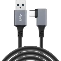 IMoshion Oculus Quest 1 & 2 en Meta Quest 3 Link kabel - 5 meter - Zwart