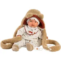 Llorens pop Joël met draagzak - 38cm