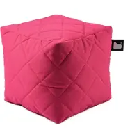 Extreme Lounging B-Box Quilted poef (Kleur: roze)