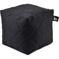 Extreme Lounging B-Box Quilted poef (Kleur: zwart)