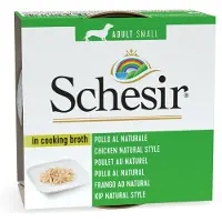 Schesir 14x Hondenvoer Kip Naturel in Bouillon 85 gr