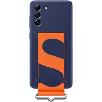 Samsung Originele Silicone Cover Strap voor de Galaxy S21 FE - Donkerblauw