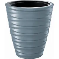 Prosperplast - Freze Bloempot met inzet - UV-bestendig Vorstbestendig Rond Plastic Ø299mm (Lichtgrijs)