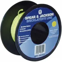 Spear & Jackson Metselkoord Spear & Jackson nylon Fluor Geel rol 50m
