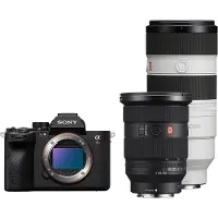Sony Alpha A7R V systeemcamera + 24-70mm f/2.8 GM II + 70-200mm f/2.8 GM II
