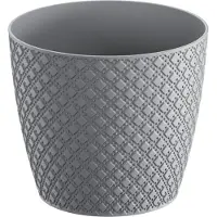 Prosperplast 3.5l Orient Collection 189x189x167 Mm Flowerpot Zilver