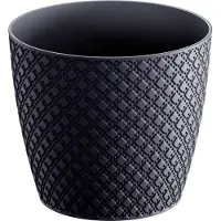 Prosperplast 3.5l Orient Collection 189x189x167 Mm Flowerpot Grijs