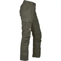 Fjällräven - Women's Karla Pro Winter Trousers - Winterbroek 46 - Raw Length, bruin/olijfgroen