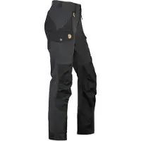 Fjällräven - Women's Nikka Trousers Curved - Trekkingbroek 46 - Raw Length, zwart