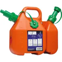 Husqvarna Combi Serie - Jerrycan - 6L+2,5L - Overloopbeveiliging - Vervangbare Doppen