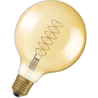 Ledvance LED lamp E27 | Globe G125 | Vintage 1906 Spiral | Goud | 2200K | Dimbaar | 4.8W (37W)