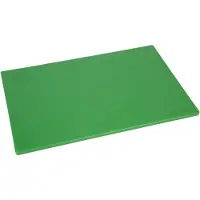Hygiplas antibacteriële LDPE snijplank groen 450x300x10mm