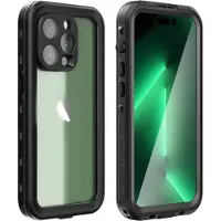 Redpepper Dot Plus Waterproof Backcover voor de Apple iPhone 14 Pro Max - Zwart
