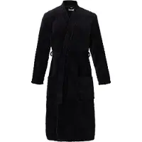 Ten Cate Heren Fleece Badjas Donkergrijs XL
