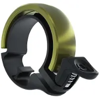 Knog Oi Classic Fietsbel, olijf/zwart L | 23,8-31,8mm 2022 Fietsbellen