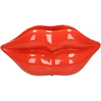 HD Living Bloempot Lips Red 14,2 x 37,3 x 17 cm
