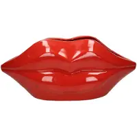 HD Living Bloempot Lips Red 19 x 43 x 18,5 cm