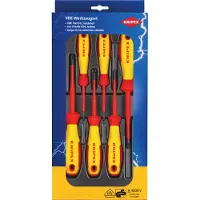 Knipex VDE Schroevendraaierset 6 stuks Pozidriv, kruisvormig Phillips
